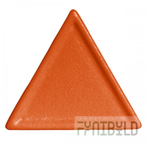 G.E.T. Enterprises DT200TG Bugambilia Classic Textured Finish Tangerine Resin-Coated Aluminum 4 1/2