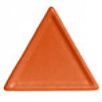 G.E.T. Enterprises DT200TG Bugambilia Classic Textured Finish Tangerine Resin-Coated Aluminum 4 1/2 G.E.T. Enterprises DT200TG Bugambilia Classic Textured Finish Tangerine Resin-Coated Aluminum 4 1/2