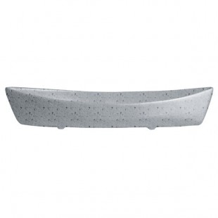 G.E.T. Enterprises BT031-MOD-G Bugambilia 6.9 Qt. Smooth MOD Finish Gray Granite Resin-Coated Aluminum Deep Boat