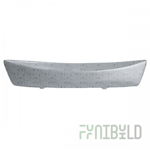 G.E.T. Enterprises BT031-MOD-G Bugambilia 6.9 Qt. Smooth MOD Finish Gray Granite Resin-Coated Aluminum Deep Boat