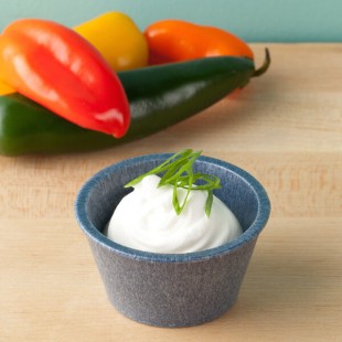 HS Inc. HS1014 2.5 oz. Blueberry Polyethylene Ramekin - 48/Case