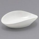 Front of the House Tides 3 oz. Semi-Matte Mussel Oval Porcelain Ramekin - 12/Case Front of the House Tides 3 oz. Semi-Matte Mussel Oval Porcelain Ramekin - 12/Case