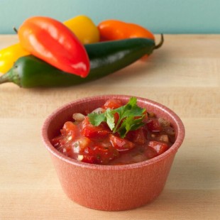 HS Inc. HS1013 4 oz. Paprika Polyethylene Ramekin - 48/Case