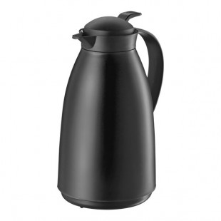 Cilio Imola 34 oz. Matte Black Insulated Carafe / Server C544367 Cilio Imola 34 oz. Matte Black Insulated Carafe / Server C544367