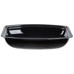 Cambro RSB912CW110 2.9 Qt. Black Camwear® Rectangular Ribbed Bowl