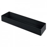 TableCraft CW4024BK Contemporary Collection Black 1 Qt. Straight Sided Bowl