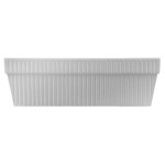 TableCraft CW1494N 24 Qt. Natural Cast Aluminum Square Bowl TableCraft CW1494N 24 Qt. Natural Cast Aluminum Square Bowl