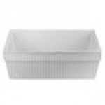 TableCraft CW1494N 24 Qt. Natural Cast Aluminum Square Bowl TableCraft CW1494N 24 Qt. Natural Cast Aluminum Square Bowl