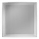 TableCraft CW1494N 24 Qt. Natural Cast Aluminum Square Bowl TableCraft CW1494N 24 Qt. Natural Cast Aluminum Square Bowl