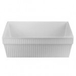 TableCraft CW1494N 24 Qt. Natural Cast Aluminum Square Bowl TableCraft CW1494N 24 Qt. Natural Cast Aluminum Square Bowl