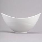Reserve by Libbey 987659320 Silk 39.5 oz. Oval Royal Rideau White Porcelain Bowl - 12/Case Reserve by Libbey 987659320 Silk 39.5 oz. Oval Royal Rideau White Porcelain Bowl - 12/Case