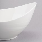 Reserve by Libbey 987659320 Silk 39.5 oz. Oval Royal Rideau White Porcelain Bowl - 12/Case Reserve by Libbey 987659320 Silk 39.5 oz. Oval Royal Rideau White Porcelain Bowl - 12/Case