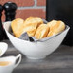 Reserve by Libbey 987659320 Silk 39.5 oz. Oval Royal Rideau White Porcelain Bowl - 12/Case Reserve by Libbey 987659320 Silk 39.5 oz. Oval Royal Rideau White Porcelain Bowl - 12/Case