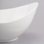 Reserve by Libbey 987659320 Silk 39.5 oz. Oval Royal Rideau White Porcelain Bowl - 12/Case Reserve by Libbey 987659320 Silk 39.5 oz. Oval Royal Rideau White Porcelain Bowl - 12/Case
