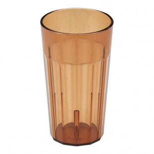 Cambro NT14153 Newport 14 oz. Amber Customizable SAN Plastic Tumbler - 36/Case Cambro NT14153 Newport 14 oz. Amber Customizable SAN Plastic Tumbler - 36/Case