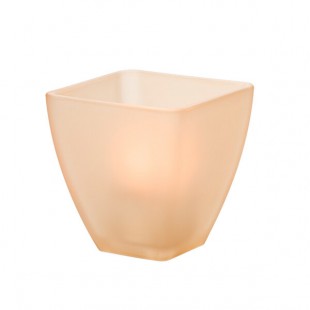 Hollowick 67SCA Odyssey Amber Satin Crystal Glass Votive Hollowick 67SCA Odyssey Amber Satin Crystal Glass Votive