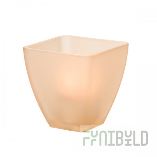 Hollowick 67SCA Odyssey Amber Satin Crystal Glass Votive