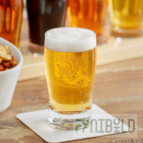 Acopa 5.5 oz. Customizable Pub Beer Tasting Glass - 12/Case