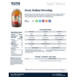 Ken's Foods Zesty Italian Dressing 1 Gallon - 4/Case