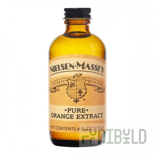 Nielsen-Massey 4 fl. oz. Pure Orange Extract - 8/Case