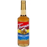 Torani Bourbon Caramel Flavoring Syrup 750 mL Glass Bottle