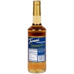 Torani Bourbon Caramel Flavoring Syrup 750 mL Glass Bottle
