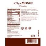 Monin Premium Pistachio Flavoring Syrup 750 mL - 12/Case