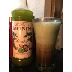 Monin Premium Pistachio Flavoring Syrup 750 mL - 12/Case