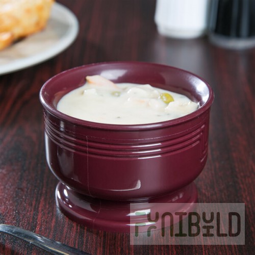Cambro MDSB5487 Shoreline 5 oz. Cranberry Bowl - 48/Case