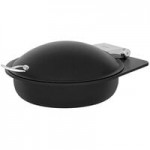 Spring USA Reflection 2/3 Size Square Stainless Steel Induction Chafer with Glass Lid 2174-6