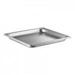 Vollrath 4644020 Mirage® 5.6 Qt. 2/3 Size Square Induction Chafer with Glass Top and 2/3 Size, 2.5