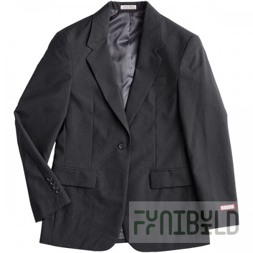 National Patrol by Henry Segal Women's Customizable Black Suit Jacket - 02