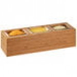 Cal-Mil 3837-3-60 Bamboo Action Station 1/6 Size Pan Unit - 11 3/4
