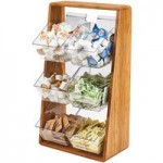 Cal-Mil 3837-3-60 Bamboo Action Station 1/6 Size Pan Unit - 11 3/4