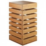 Cal-Mil 3837-3-60 Bamboo Action Station 1/6 Size Pan Unit - 11 3/4