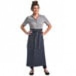 Mercer Culinary M63201DEN Metro Edge Talon Indigo Cotton Vintage Draper Denim Bistro Apron with 2 Pockets - 32 1/4 Mercer Culinary M63201DEN Metro Edge Talon Indigo Cotton Vintage Draper Denim Bistro Apron with 2 Pockets - 32 1/4