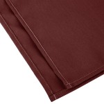 Intedge Burgundy 100% Polyester Cloth Napkins, 18 Intedge Burgundy 100% Polyester Cloth Napkins, 18