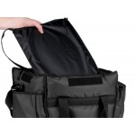CaterGator Dash Black Nylon Heavy-Duty Insulated Soft-Sided Food Delivery Bag - Holds (6) 2.5