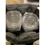 CaterGator Dash Black Nylon Heavy-Duty Insulated Soft-Sided Food Delivery Bag - Holds (6) 2.5