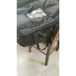 CaterGator Dash Black Nylon Heavy-Duty Insulated Soft-Sided Food Delivery Bag - Holds (6) 2.5