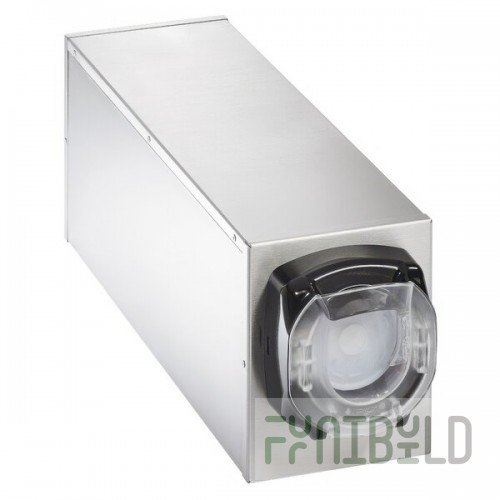 Vollrath K58821 LidSaver® 3 Stainless Steel 1-Slot Countertop Lid Dispenser Cabinet