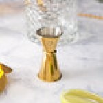 Barfly® M37000GD 0.5 oz. & 0.75 oz. Gold-Plated Japanese Style Jigger Barfly® M37000GD 0.5 oz. & 0.75 oz. Gold-Plated Japanese Style Jigger