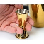 Barfly® M37000GD 0.5 oz. & 0.75 oz. Gold-Plated Japanese Style Jigger Barfly® M37000GD 0.5 oz. & 0.75 oz. Gold-Plated Japanese Style Jigger