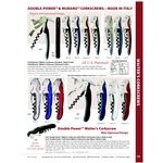 Franmara 3166-21 Murano Waiter's Corkscrew with Translucent Red Handle