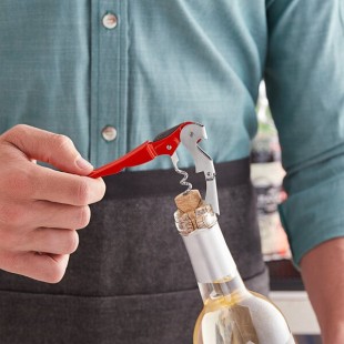 Acopa Waiter's Corkscrew with Red Metal Handle Acopa Waiter's Corkscrew with Red Metal Handle