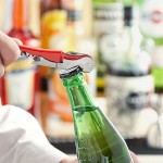Acopa Waiter's Corkscrew with Red Metal Handle