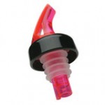 Precision Pours 999 RA C Rum Amber Free Flow Liquor Pourer with Collar - 12/Pack Precision Pours 999 RA C Rum Amber Free Flow Liquor Pourer with Collar - 12/Pack