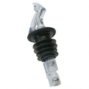 Precision Pours 100 H CL F 1 oz. Crystal Clear Heavy Cork Measured Liquor Pourer with Fliptop - 12/Pack Precision Pours 100 H CL F 1 oz. Crystal Clear Heavy Cork Measured Liquor Pourer with Fliptop - 12/Pack