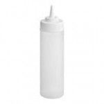 Choice 12 oz. Orange Wide Mouth Squeeze Bottle - 6/Pack Choice 12 oz. Orange Wide Mouth Squeeze Bottle - 6/Pack