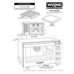 Waring WCO250TR Quarter Size 22 Gauge Stainless Steel Baking Pan for WCO250 Series Convection Ovens Waring WCO250TR Quarter Size 22 Gauge Stainless Steel Baking Pan for WCO250 Series Convection Ovens